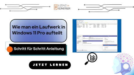 Festplatte in Windows 11 Pro aufteilen – Schritt-für-Schritt-Anleitung