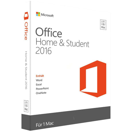 Microsoft Office 2016 Home and Student Mac