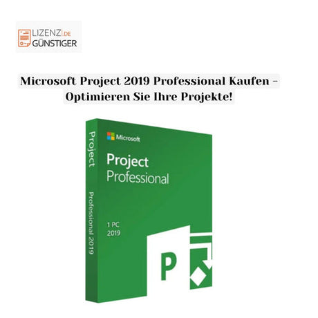 Microsoft Project 2019 Professional bei Lizenzguenstiger kaufen