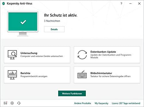 Kaspersky Antivirus 2020 - Lizenzgünstiger