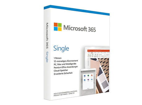 Microsoft 365 Single - 1 User - 1 Jahr - PC/MAC - Lizenzgünstiger