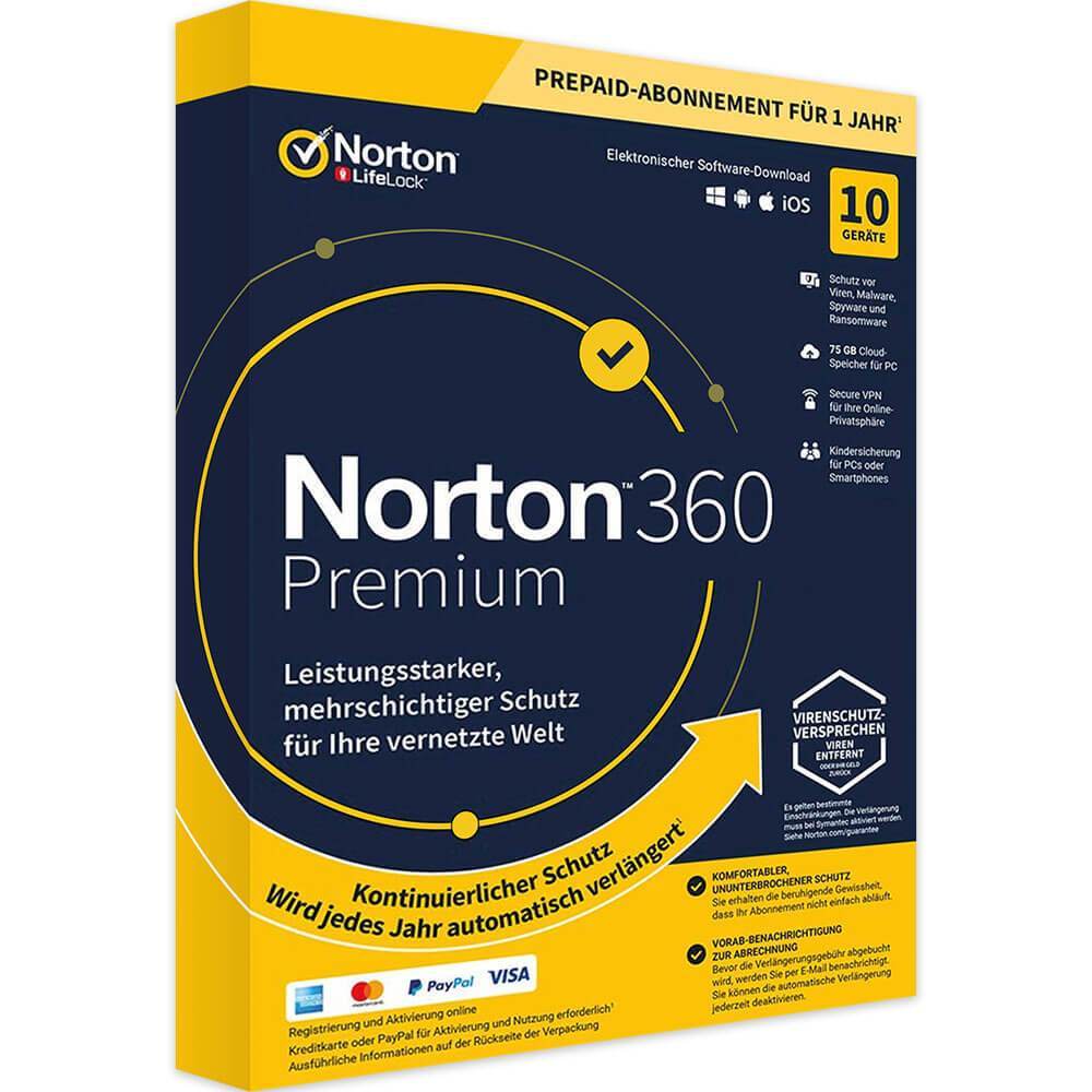 Norton 360 Premium - Lizenzgünstiger